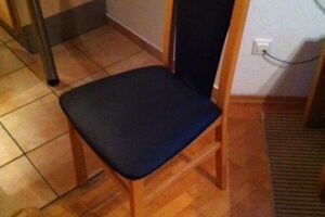 Polsterung: polstern der Sitzfläche und Rückenpolster für Stuhl, Stuhlposterung