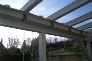 Terrassenbeschattung System Fa. Döfix - Sonnenschutz für Terrasse